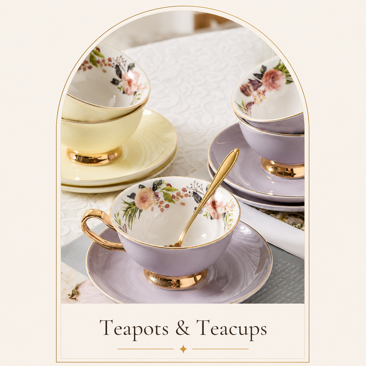 TEACUP &amp; DRINKWARE