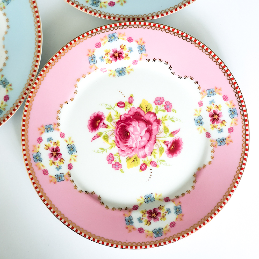 PIP STUDIO PLATE - PINK FLORAL